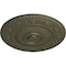 Ekena Millwork Neuveau Ceiling Medallion (Fits Canopies up to 6 3/8"), Hand-Painted Witch Hazel, 24 1/4"OD x 2"P CM24NAWHF - alternate 3